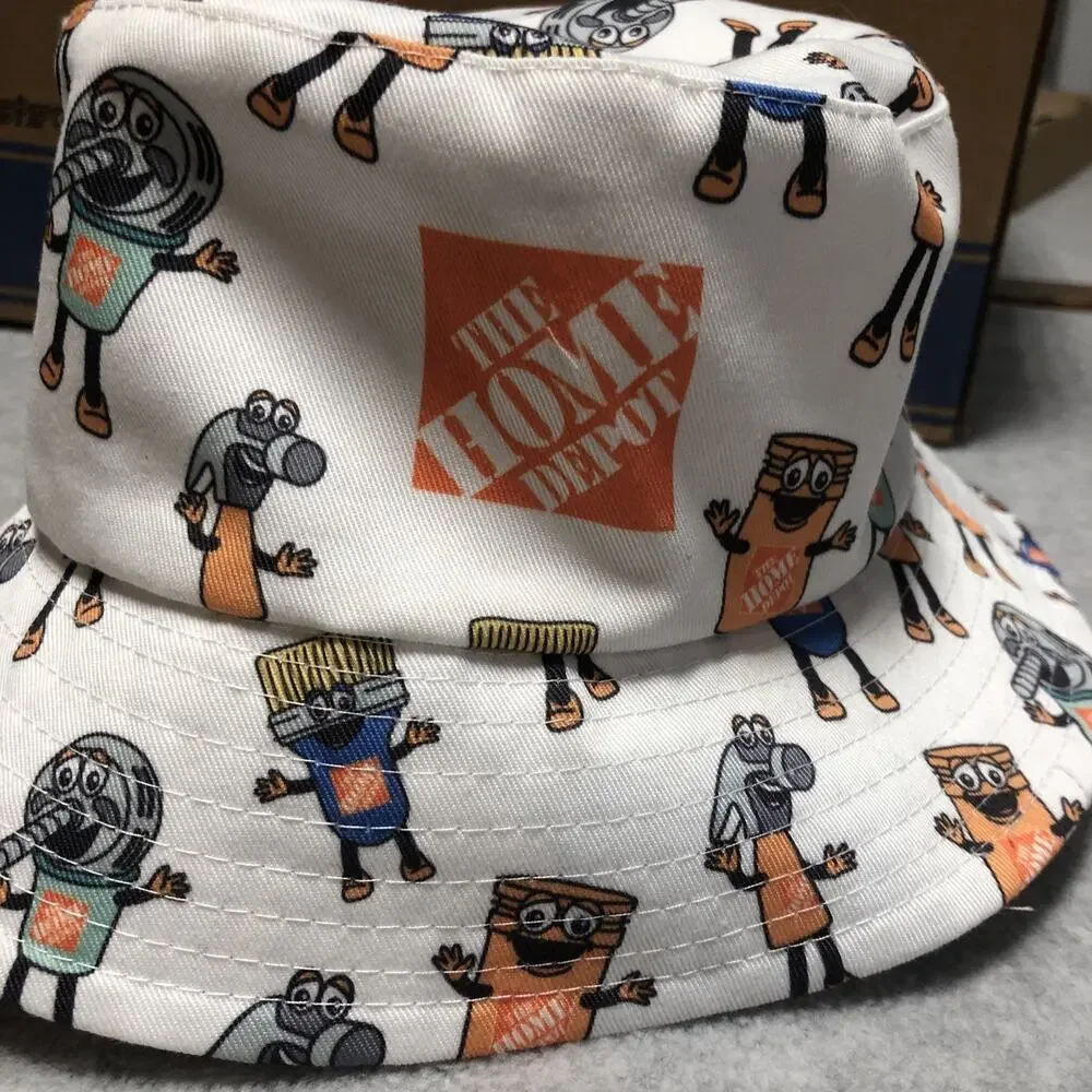 2025 MLB Atlanta Braves Home Depot Tool Race Bucket Hat Limited Edition Adult Sz